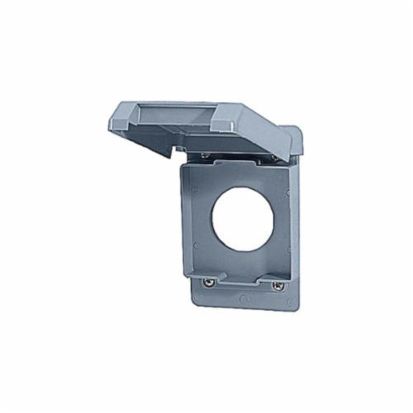 Thomas & Betts Carlon® E98G20N Non-Metallic Single Weatherproof Receptacle Box Cover, 4-3/4 in L x 3 in W